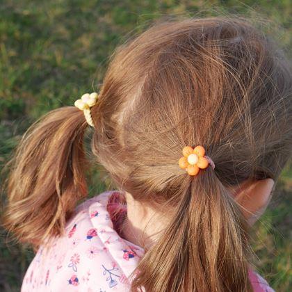 Imaginea din Elastice de păr pentru copii 10 buc  -  floricele
