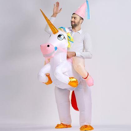 Imaginea din Costum gonflabil - unicorn