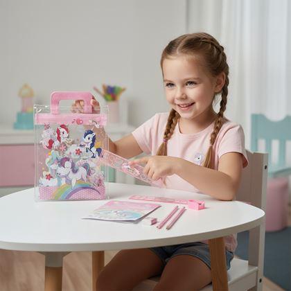 Imaginea din Set de rechizite școlare pentru copii - unicorn