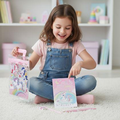 Imaginea din Set de rechizite școlare pentru copii - unicorn