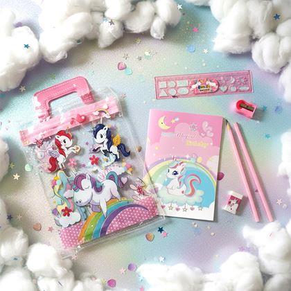 Imaginea din Set de rechizite școlare pentru copii - unicorn