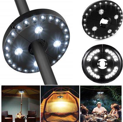 Imaginea din Lumină pentru umbrelă de soare - 3 trepte de intensitate