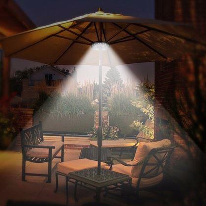 Imaginea din Lumină pentru umbrelă de soare - 3 trepte de intensitate