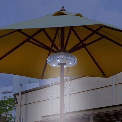Imaginea din Lumină pentru umbrelă de soare - 3 trepte de intensitate