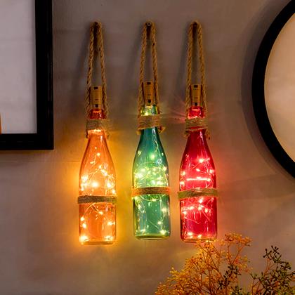 Imaginea din Ghirlandă luminoasă LED pentru sticlă cu dop de plută 2 m