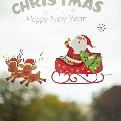 Imaginea din Autocolante de Crăciun pentru geam  -  Moș Crăciun