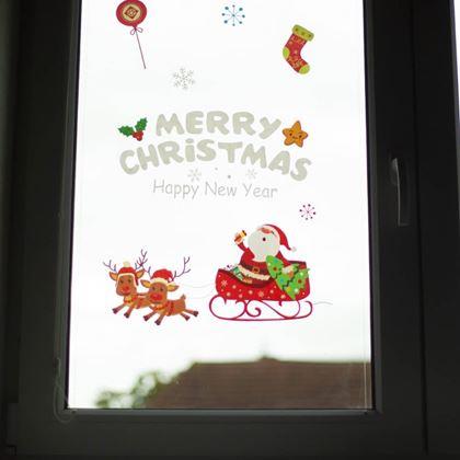 Imaginea din Autocolante de Crăciun pentru geam  -  Moș Crăciun