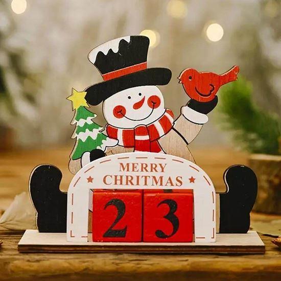 Imaginea din Calendarul de numărător invers zile până la Crăciun  -  om de zăpadă