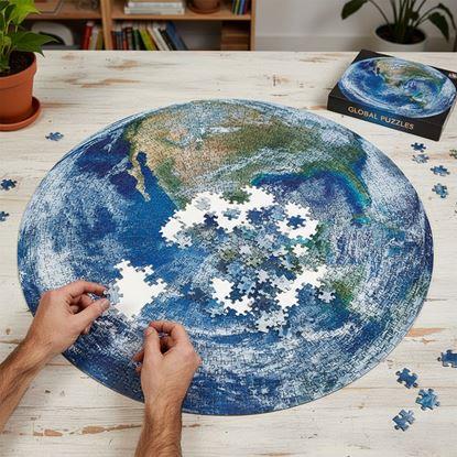 Imaginea Puzzle - planeta Pământ 1000 bucăți