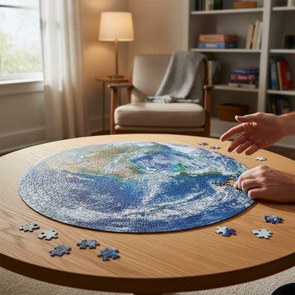 Imaginea Puzzle - planeta Pământ 1000 bucăți