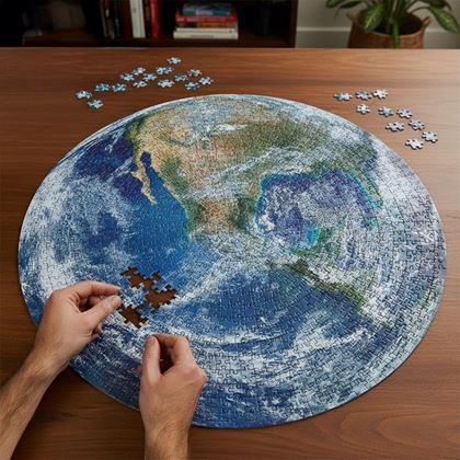 Imaginea din Puzzle - planeta Pământ 1000 bucăți