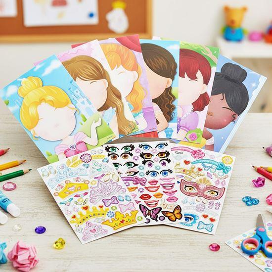 Imaginea din Autocolante pentru copii - printese 6 buc