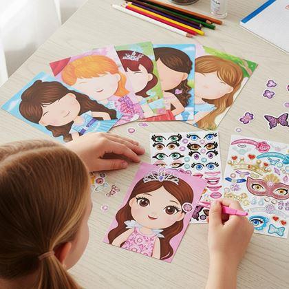 Imaginea din Autocolante pentru copii - printese 6 buc