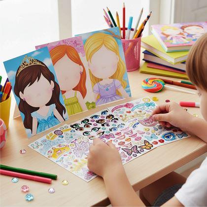 Imaginea din Autocolante pentru copii - printese 6 buc
