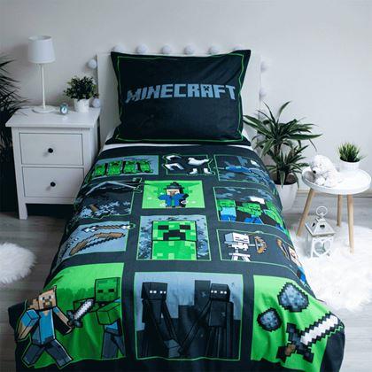 Imaginea din Lenjerie de pat pentru copii - Minecraft Modul Supraviețuire