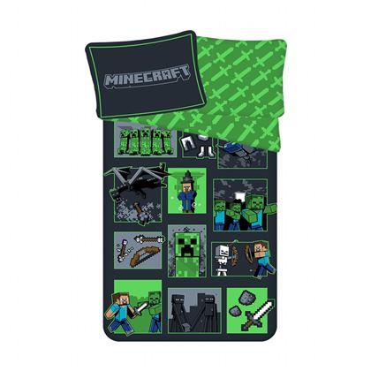 Imaginea din Lenjerie de pat pentru copii - Minecraft Modul Supraviețuire