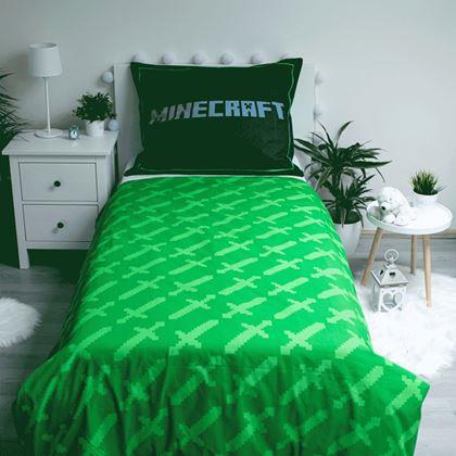 Imaginea din Lenjerie de pat pentru copii - Minecraft Modul Supraviețuire
