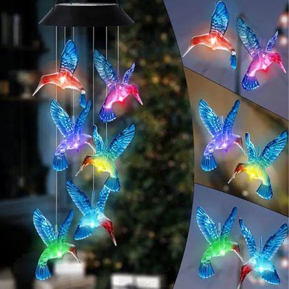 Imaginea din Decorațiune solară de agățat - colibri zburători