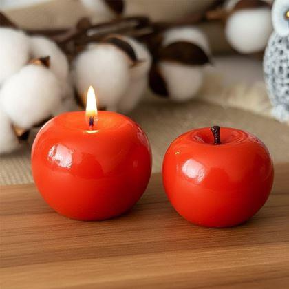 Imaginea din Lumânare cadou - măr
