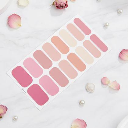 Imaginea din Autocolante pentru unghii  - mix roz deschis
