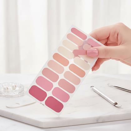 Imaginea din Autocolante pentru unghii  - mix roz deschis