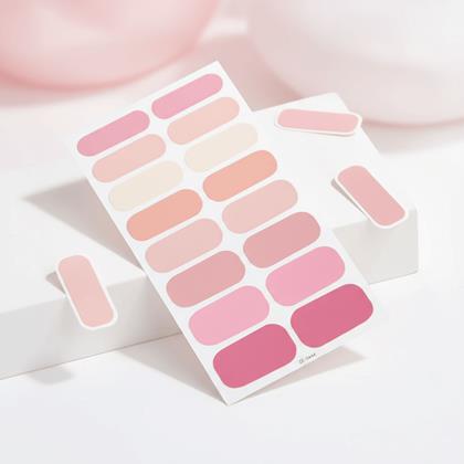 Imaginea din Autocolante pentru unghii  - mix roz deschis