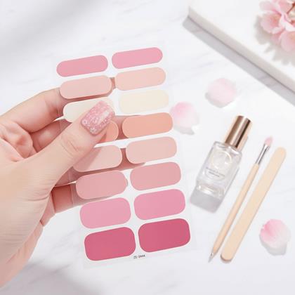 Imaginea din Autocolante pentru unghii  - mix roz deschis
