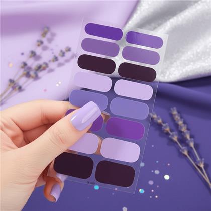 Imaginea din Autocolante pentru unghii  - amestec violet