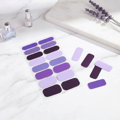 Imaginea din Autocolante pentru unghii  - amestec violet