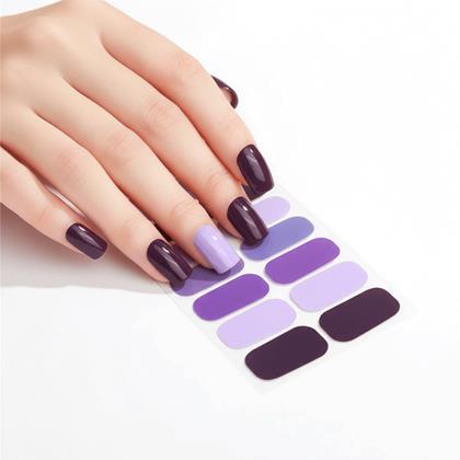 Imaginea din Autocolante pentru unghii  - amestec violet