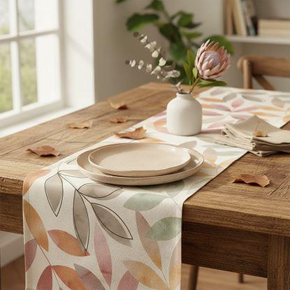 Imaginea Runner de masă 160 cm - frunze