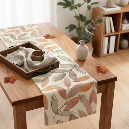 Imaginea din Runner de masă 160 cm - frunze