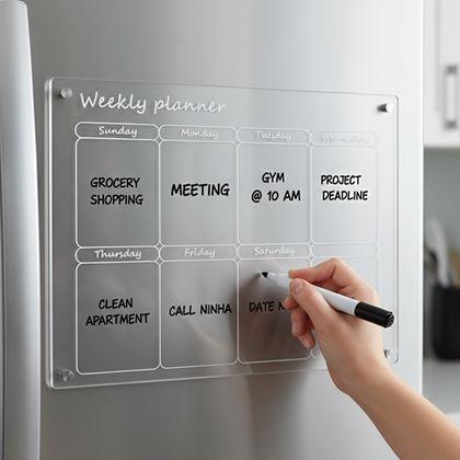 Imaginea din Planificator magnetic săptămânal pentru frigider