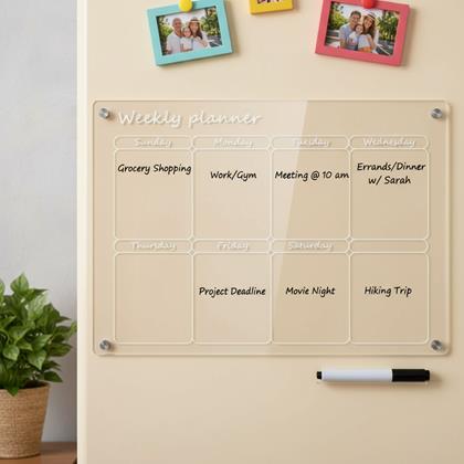 Imaginea din Planificator magnetic săptămânal pentru frigider