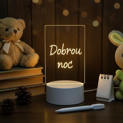 Imaginea Lămpă de birou creativă pentru mesaje