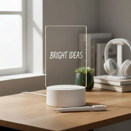 Imaginea din Lămpă de birou creativă pentru mesaje