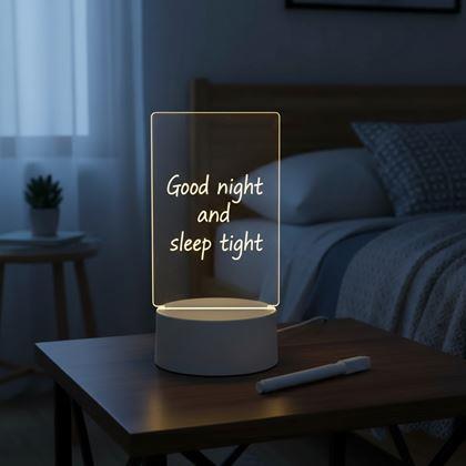 Imaginea din Lămpă de birou creativă pentru mesaje