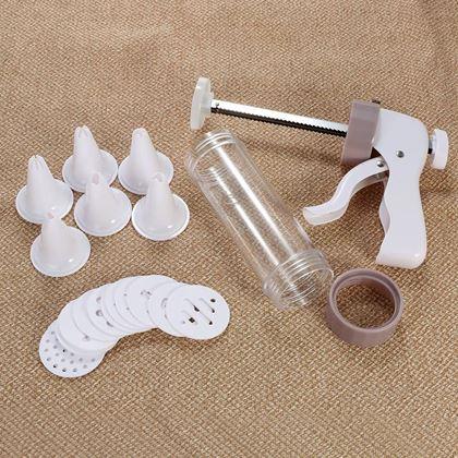Imaginea din Aparat pentru biscuiți cu dispozitiv de decorat + 19 accesorii