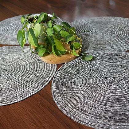 Imaginea din Setarea mesei rotunde  -  gri