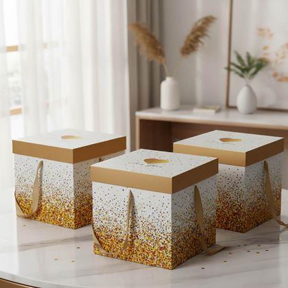 Imaginea din Cutie de cadou 22 cm  -  sclipici