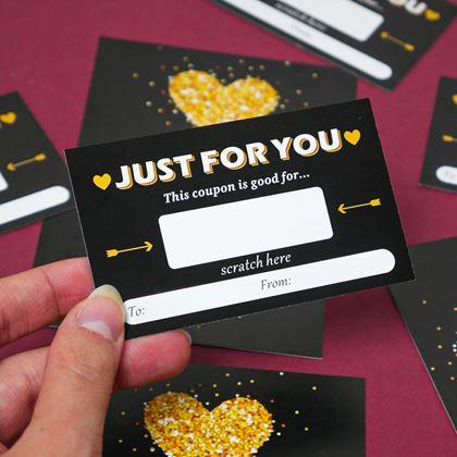 Imaginea din Bilete de loterie răzuibile personalizate 10 buc