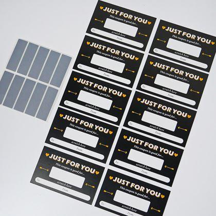 Imaginea din Bilete de loterie răzuibile personalizate 10 buc