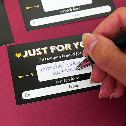 Imaginea din Bilete de loterie răzuibile personalizate 10 buc