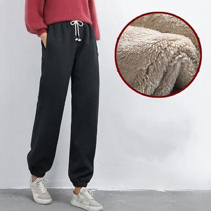 Imaginea din Pantaloni de trening dama cu blana  -  XS/M
