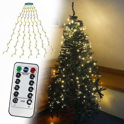Imaginea Iluminat LED de Crăciun cu telecomandă – fără încurcături, cu distribuție uniformă a luminițelor