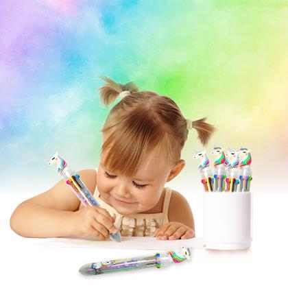 Imaginea din Pix multicolor - unicorn