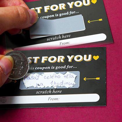 Imaginea din Bilete de loterie răzuibile personalizate 10 buc