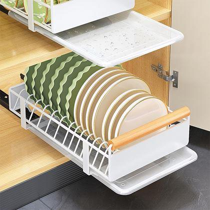 Imaginea din Organizator extensibil și suport de scurgere pentru farfurii