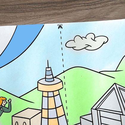 Imaginea din Păpușă de colorat în rolul 10 m  -  oras