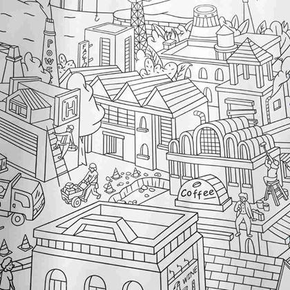 Imaginea din Păpușă de colorat în rolul 10 m  -  oras